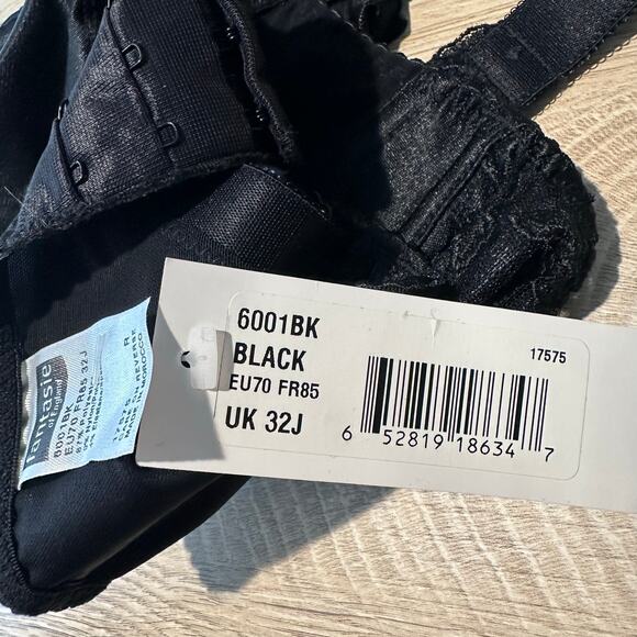 Fantasie Belle Full Cup Bra 6001 Black 32J NEW - Picture 7 of 7